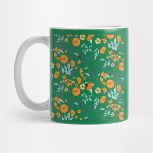 Colourful flowers pattern Mug